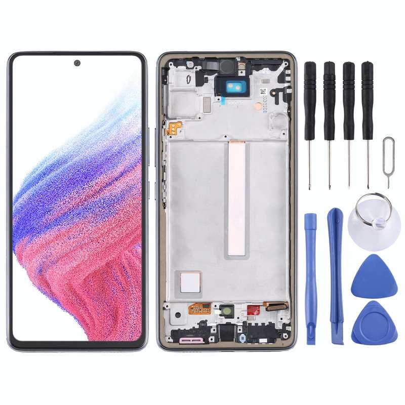 Original Super AMOLED LCD Screen For Samsung Galaxy A53 5G SM-A536B Digitizer Full Assembly with ...