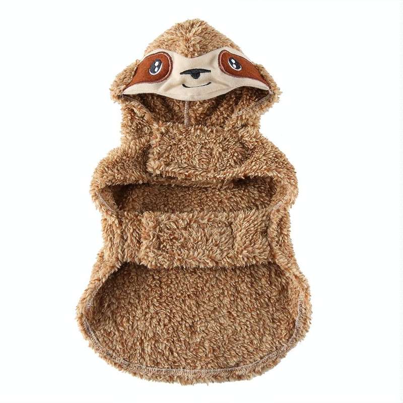 Halloween Christmas Day Pets Dress Up Clothes Pet Funny Clothes, Size: S(SDZ129A Sloth)