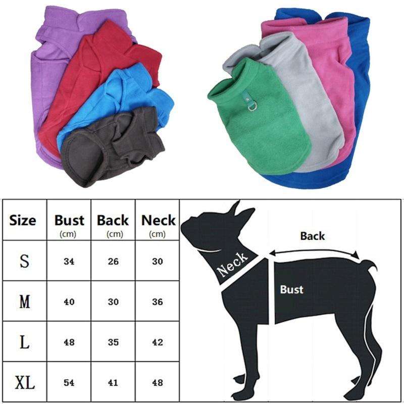 Winter Polar Flannel Pet Clothes French Bulldog Coat Pug Costumes Jacket for Dogs for Puppy Dogs,...