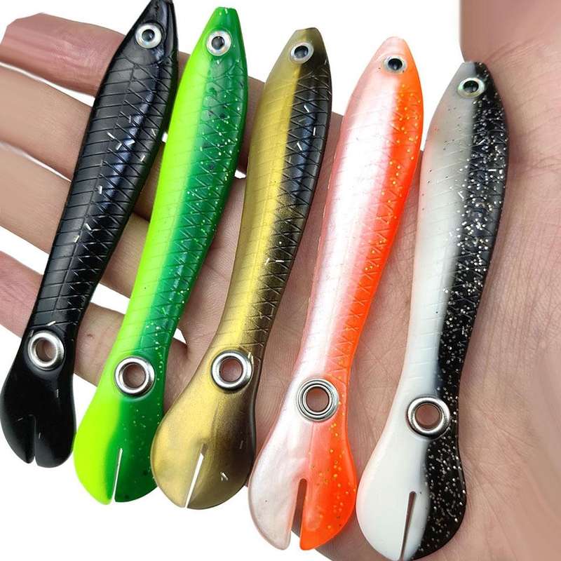 10 PCS Luya Bait Loach Bionic Bait Fishing Supplies, Specification: 6g / 10cm(Loach Color)