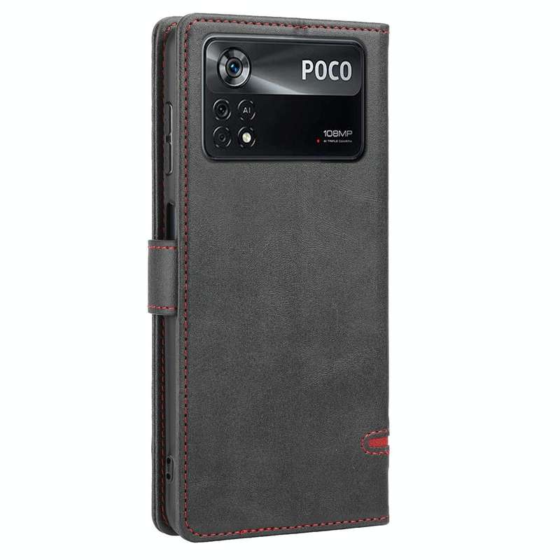 For Xiaomi Poco X4 Pro 5G Classic Wallet Flip Leather Phone Case(Black)