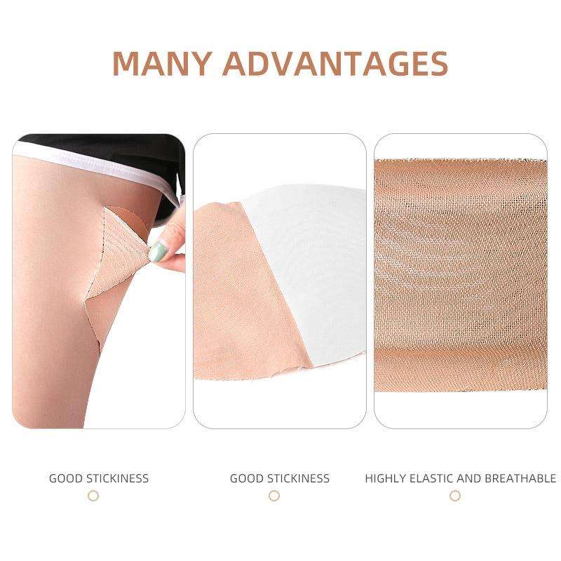 5 PCS Thigh Anti-friction Invisible Sticker High-elasticity Leg Anti-wear Sticker(Complexion)