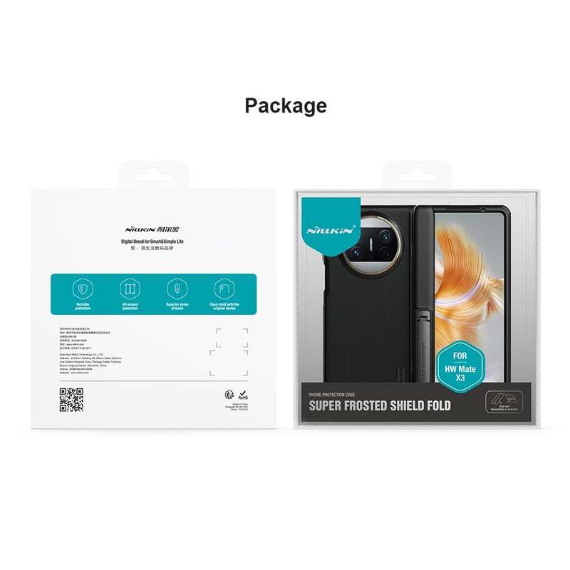 For Huawei Mate X3 NILLKIN Frosted Fold PC + TPU Phone Case(Green)