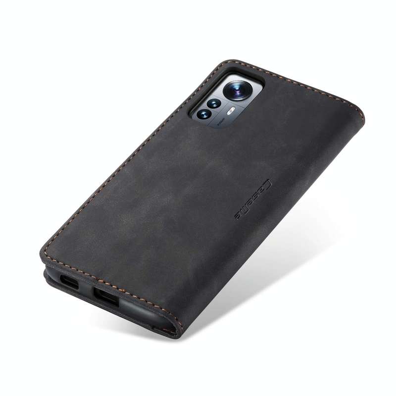 For Xiaomi 12 Lite CaseMe 013 Multifunctional Horizontal Flip Leather Phone Case(Black)