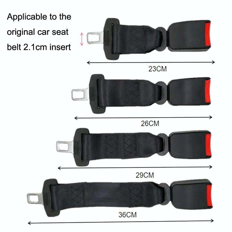2 PCS Child And Pregnant Woman Car Seat Belt Extender, Length:36cm(Black)