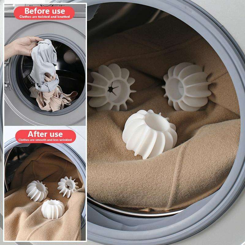 20pcs Laundry Ball Stain Removal Anti-tangle Cleaning Ball For Washing Machine(White)