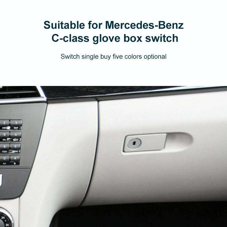 Car Glove Box Handle Switch for Mercedes-Benz W212 2008-2014, Left Driving(Beige)