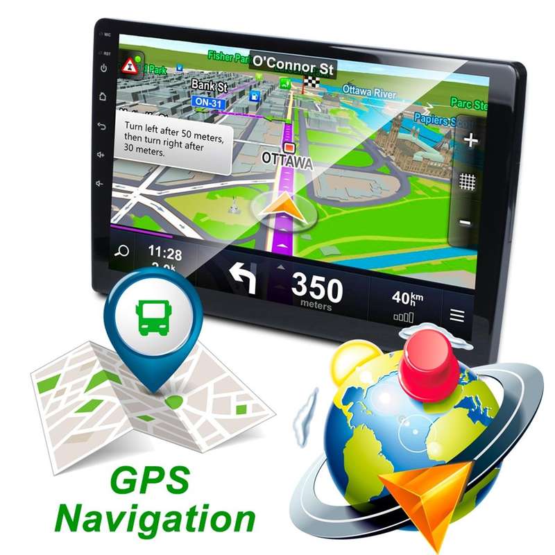 HD 10.1 inch Universal Car Android 8.1 Radio Receiver MP5 Player, Support FM & Bluetooth & TF Car...