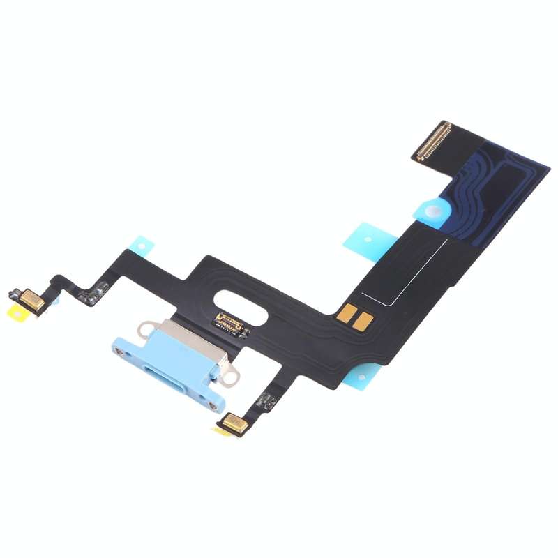 Original Charging Port Flex Cable for iPhone XR (Blue)
