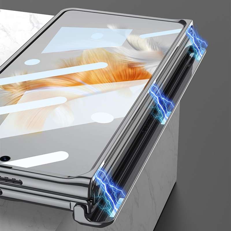 For Huawei Mate X3 GKK Integrated Magnetic Folding Supercar Phone Case(Black)