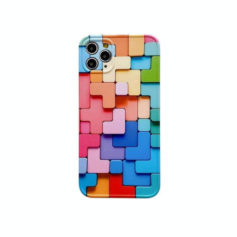 For iPhone 11 Pro Max Painted Pattern TPU Protective Case(Multicolor)