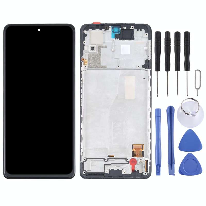 Original OLED LCD Screen and Digitizer Full Assembly With Frame for Xiaomi Redmi Note 10 Pro 4G /...