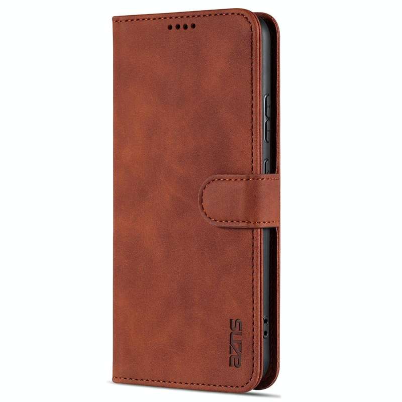 For Huawei nova 10 AZNS Skin Feel Calf Texture Flip Leather Phone Case(Brown)