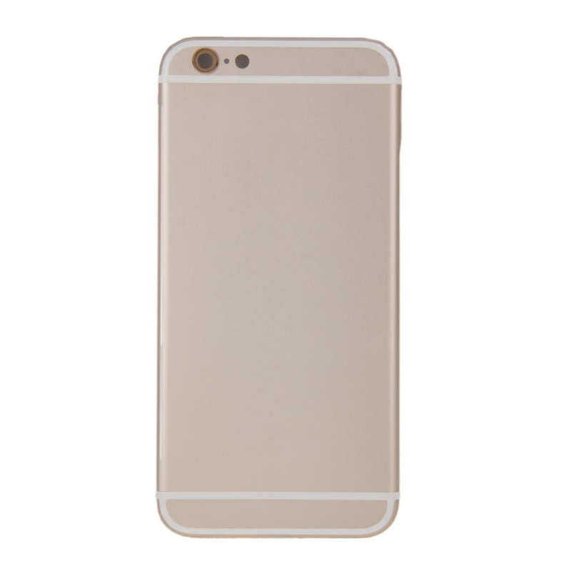 6 in 1 for iPhone 6 Plus (Back Cover + Card Tray + Volume Control Key + Power Button + Mute Switc...