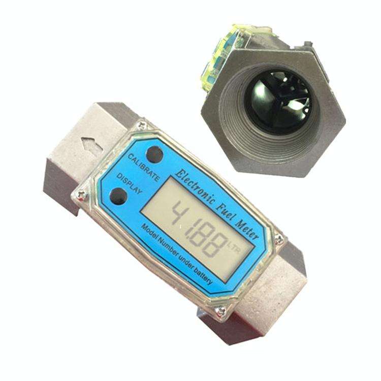 BD-H01 Electronic Display Turbine Flow Meter Metering Diesel Kerosene Methanol Urea Flow Meter Co...