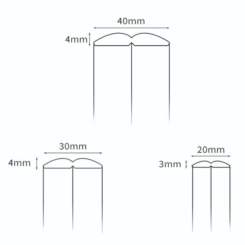 PVC Household Transparent Anti-collision Strip Furniture Soft Edge Protector, Specification: 1 cm...