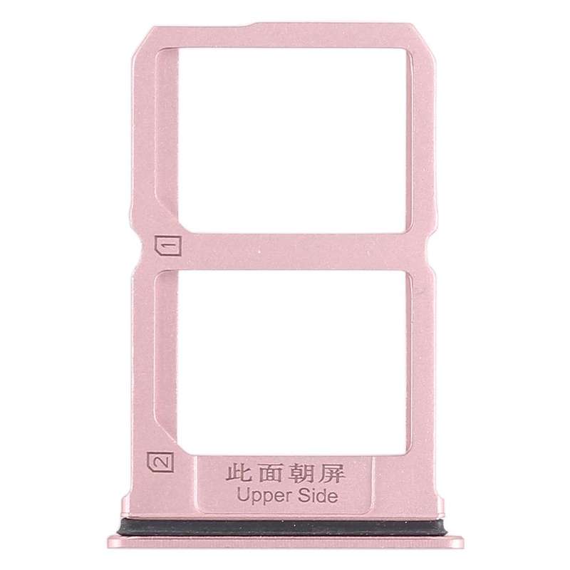 For Vivo X9 2 x SIM Card Tray (Rose Gold)