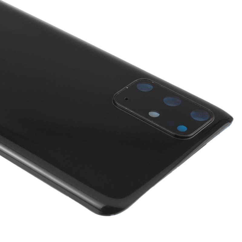 For Samsung Galaxy S20+ Battery Back Cover with Camera Lens Cover (Black)