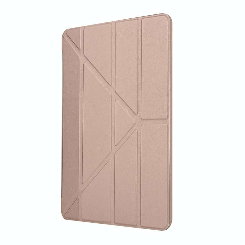 For iPad 10.2 2021 / 2020 / 2019 TPU Horizontal Deformation Flip Leather Case with Holder(Gold)