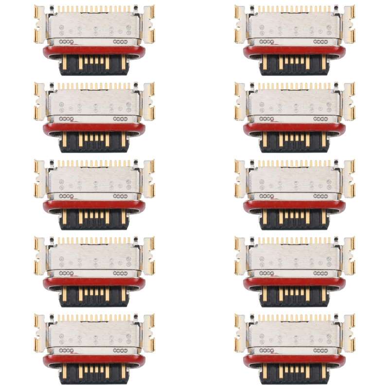 10 PCS Charging Port Connector For Xiaomi Redmi Note 11 Pro+ 5G/Redmi K50/Redmi K50 Pro