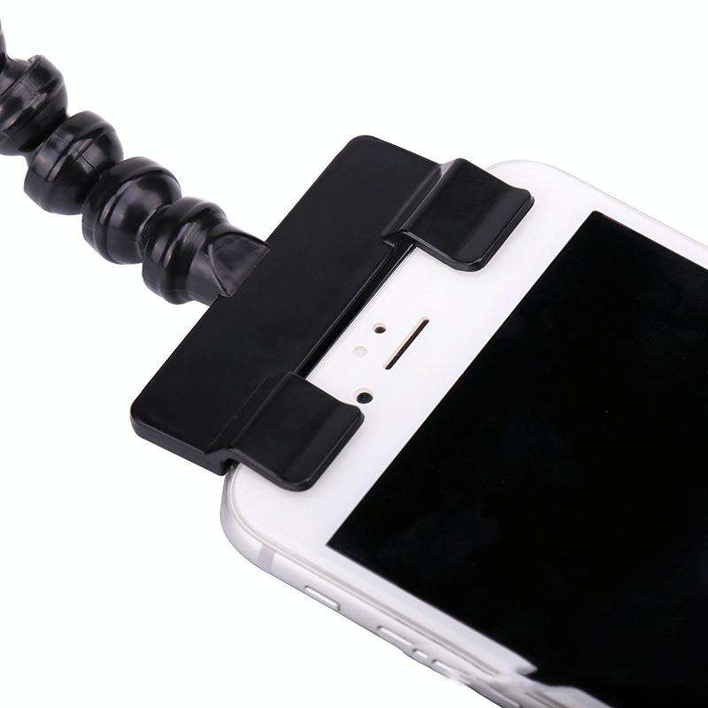 Pet Camera Artifact Dog Cat Looking At Camera Phone Clip(White)