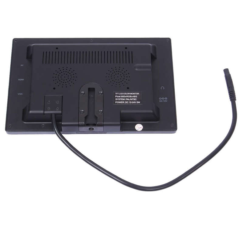 7.0 inch 800*480 Car Surveillance Cameras Monitor with Adjustable Angle Holder & Remote Control, ...