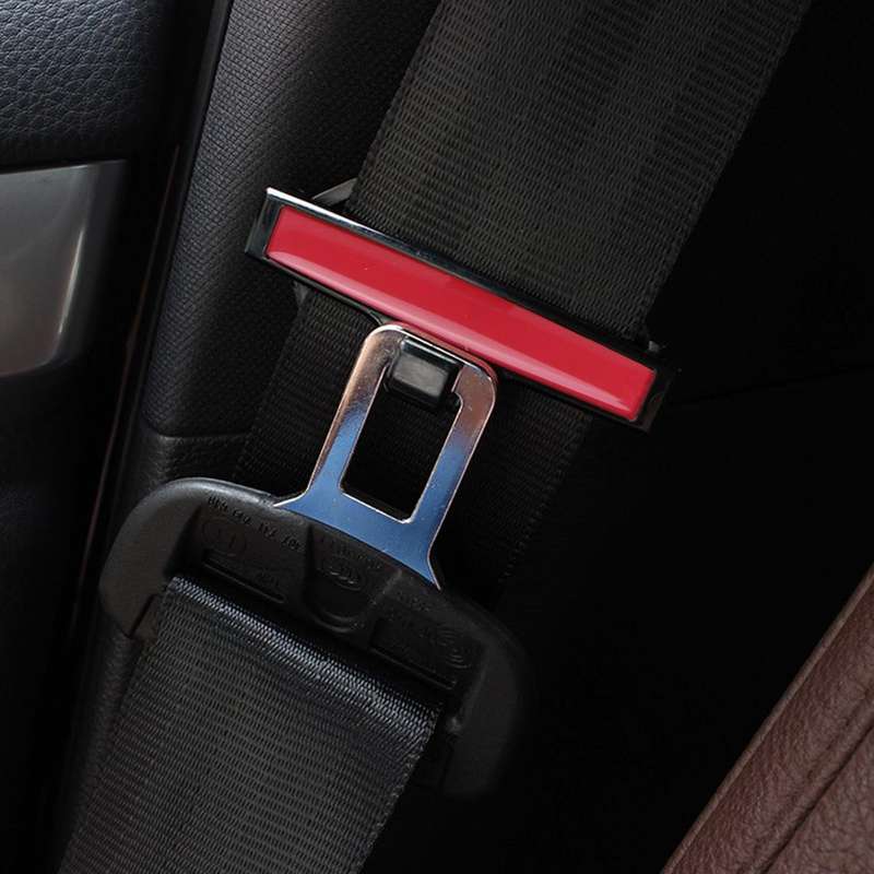 DM-013 2PCS Universal Fit Car Seatbelt Adjuster Clip Belt Strap Clamp Shoulder Neck Comfort Adjus...