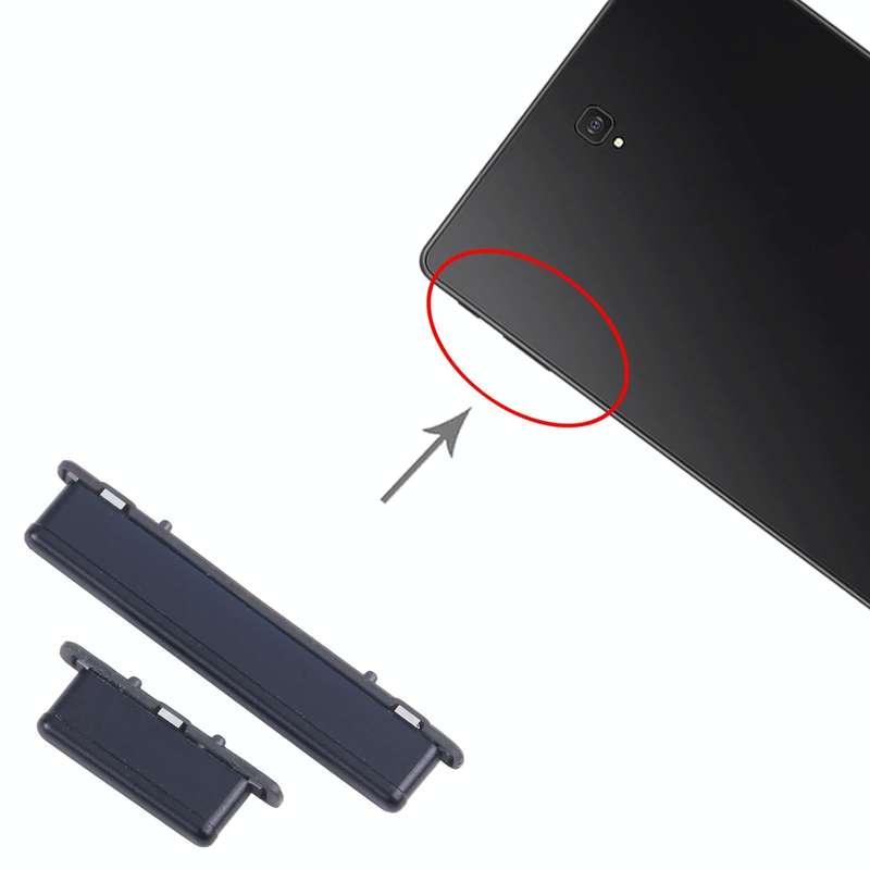 For Samsung Galaxy Tab S4 10.5 SM-T835 Original Power Button + Volume Control Button (Black)