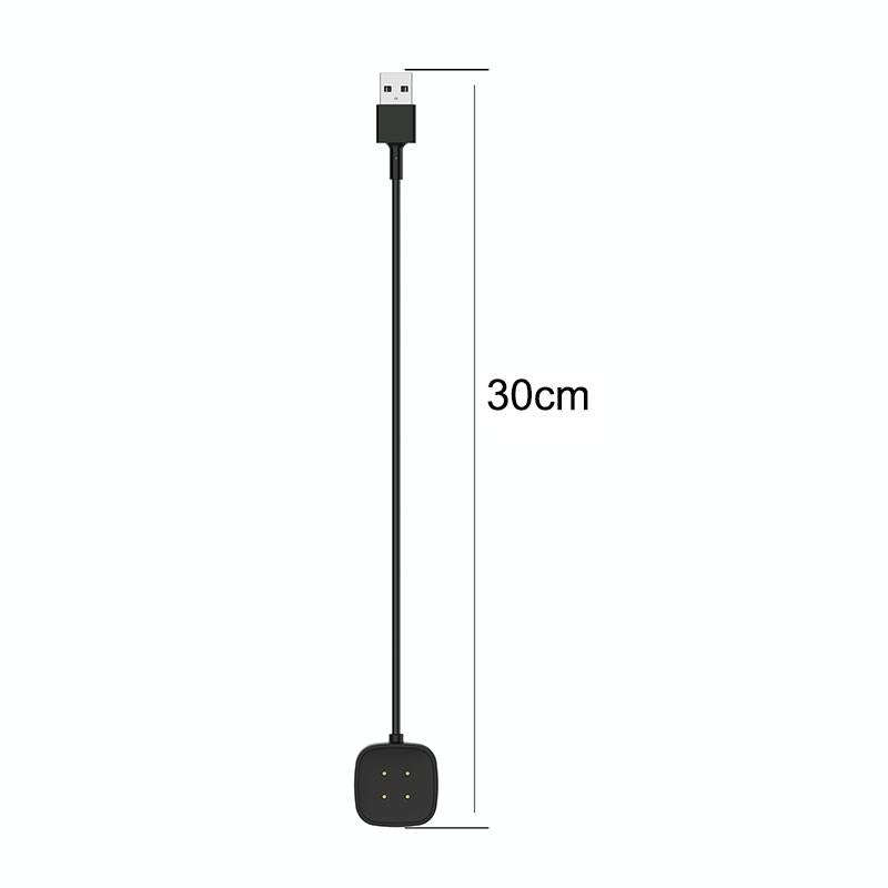 For Fitbit Versa4 Watch Magnetic Charging Cable Length: 30cm