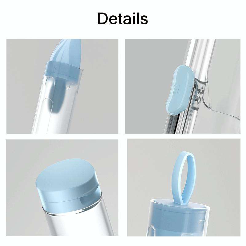 ETRAVEL Travel Portable Folding Toothbrush Set(Sky Blue)