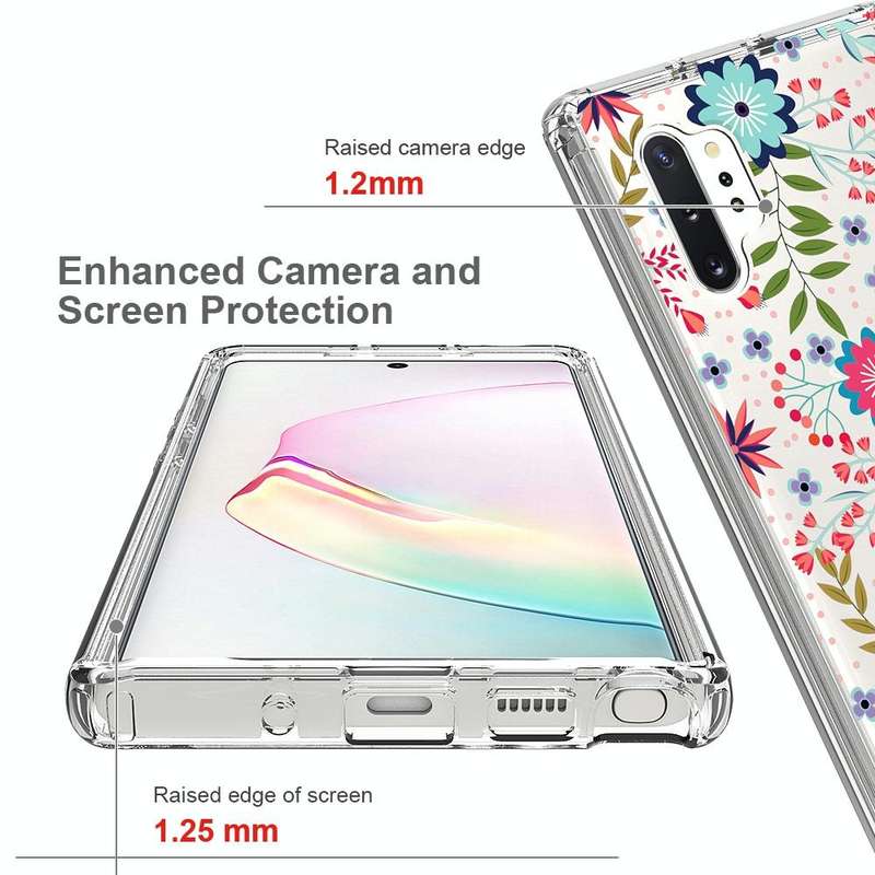 For Samsung Galaxy Note 10 2 in 1 High Transparent Painted Shockproof PC + TPU Protective Case(Sm...