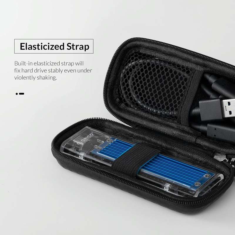 ORICO-M2PH01-BK-BP M.2 Hard Drive EVA Case Storage Bag (Black)