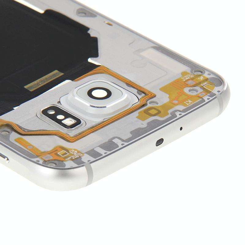 For Galaxy S6 / G920F Back Plate Housing Camera Lens Panel  with Side Keys and Speaker Ringer Buz...