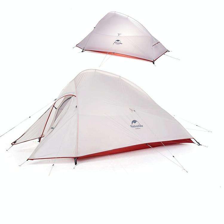 Naturehike NH15T002-T1 Ultralight Tent Outdoor Camping Rainproof Tent, Colour:20D Silicone Light ...