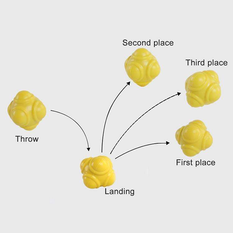 Hexagonal Reaction Ball Quickness and Agility Training Ball, Training Hand and Eye Coordination(G...