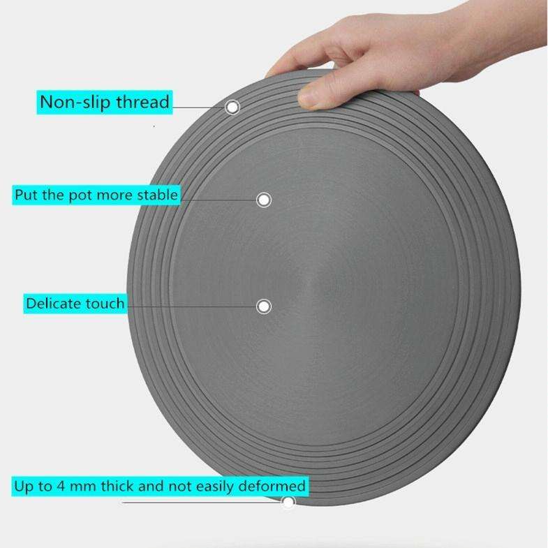 Gas Stove Heat-conducting Plate Kitchen Fast Defrosting Plate Pot Anti-burning Black Heat-conduct...