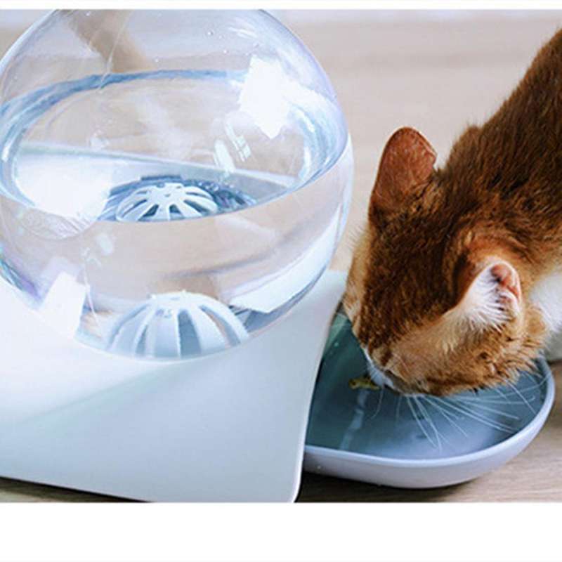 Pet Automatic Drinking Fountain Cat Drinking Bowl Supplies(Pink)