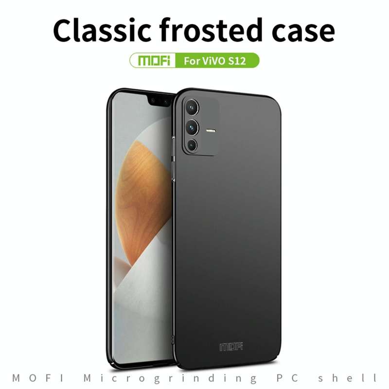 For vivo V23 5G / S12 MOFI Frosted PC Ultra-thin Hard Case(Blue)