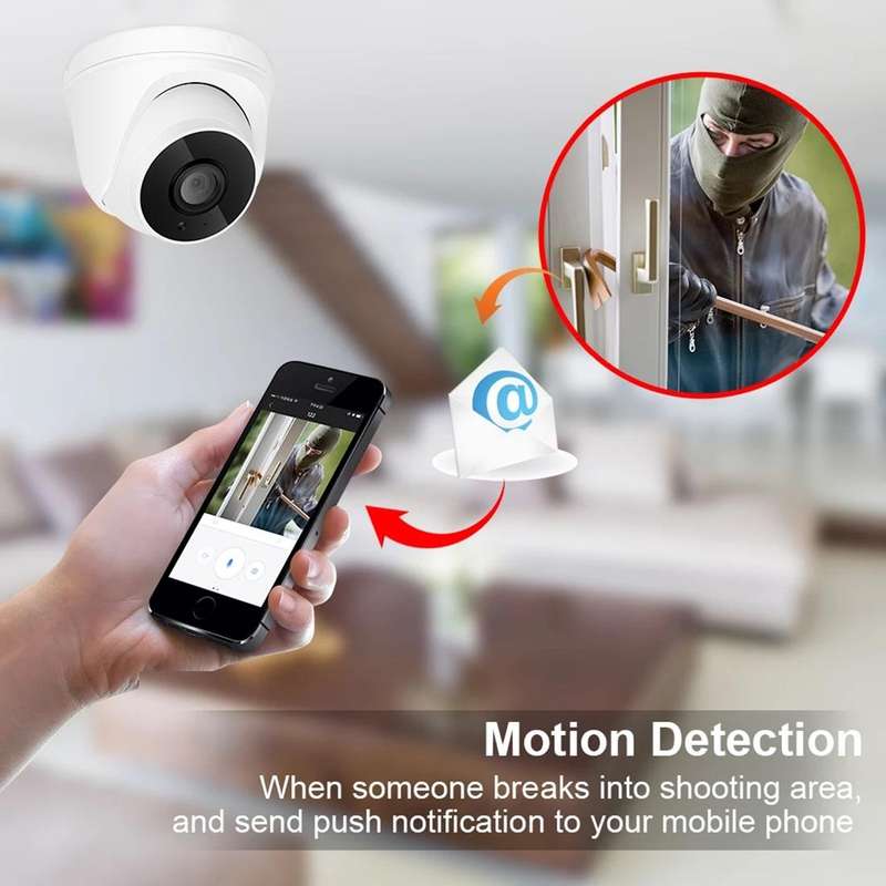 533W / A 3.6mm Lens Wide Angle HD Color 1500 TVL Cmos Sensor CCTV Home Surveillance Dome Camera, ...