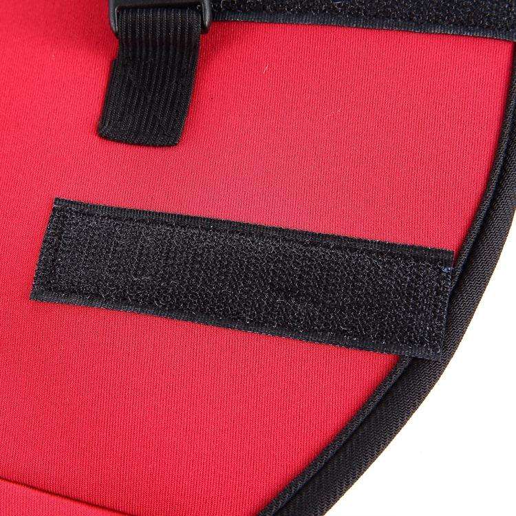 HJ19 Pet Surgery Rehabilitation Back Leg Protector Walking Aids, Size: XS(Red Left Back Leg)