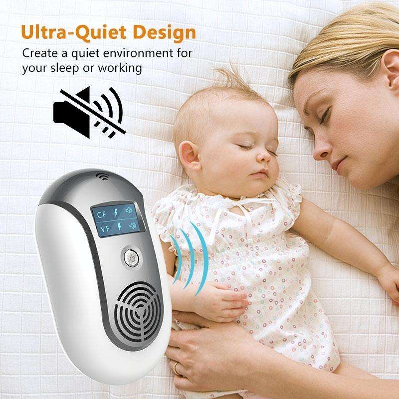 Electronic Pest Control Ultrasonic Pest Repeller(Grey)