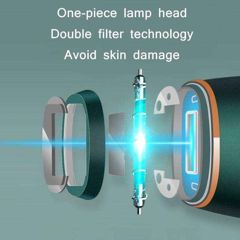 Aimanfun Home IPL Laser Photon Rejuvenation Hair Removal Instrument, Plug: EU Plug(Ivory)