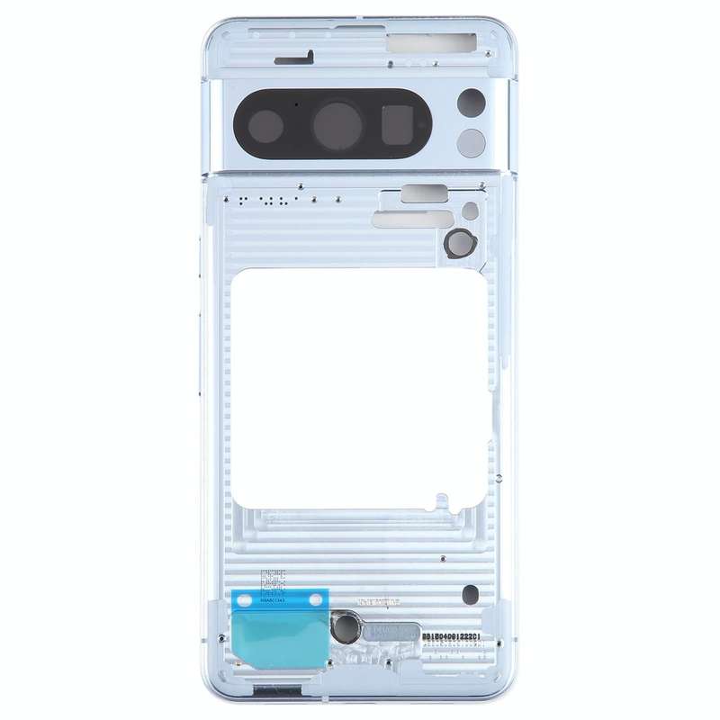 For Google Pixel 8 Pro Original Front Housing LCD Frame Bezel Plate (Blue)