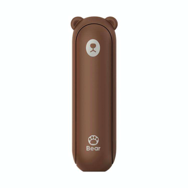 Xiaomi Youpin JISULIFE F8X Upgrade Version Multifunctional Mini Fan Handheld Folding Fan (Brown)