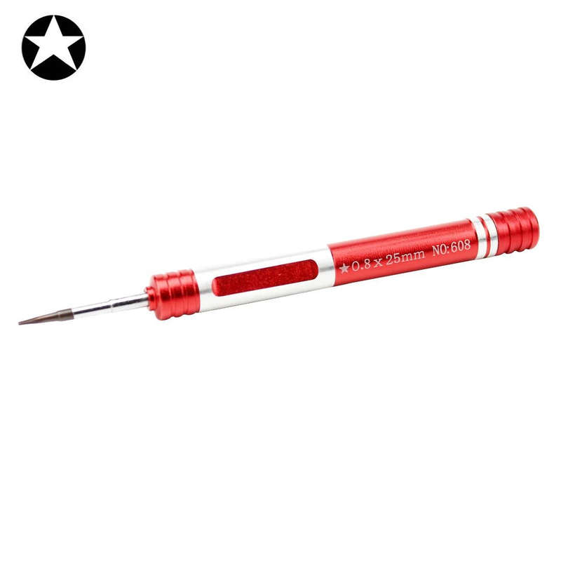 608-0.8 Pentalobe 0.8 Screwdriver for iPhone Charging Port Screws(Red)