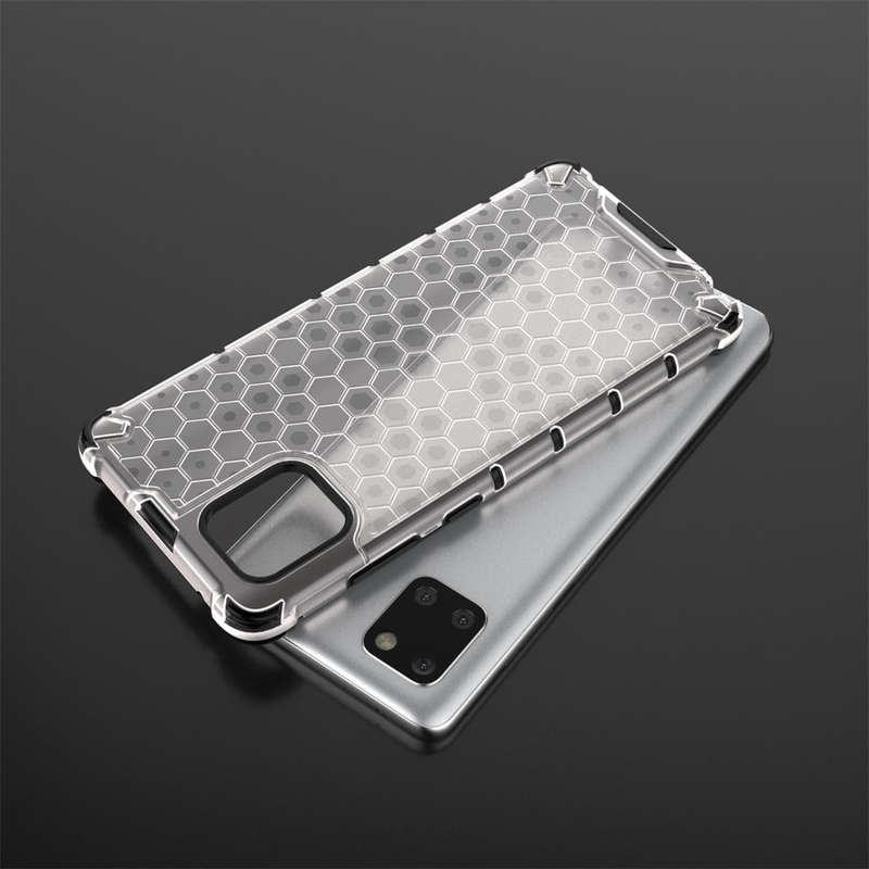 For Galaxy Note 10 Lite Shockproof Honeycomb PC + TPU Protective Case(Blue)