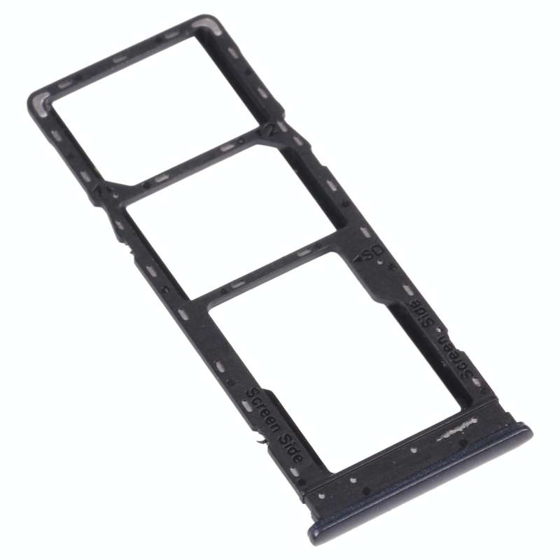 For infinix Hot 9 Play X680 C680B X680C SIM Card Tray + SIM Card Tray + Micro SD Card Tray (Black)