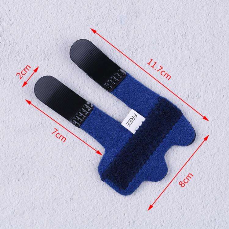 Aluminium Plate Finger Correction Sleeve Fixing Belt Finger Fracture Fixing Splint(Red)