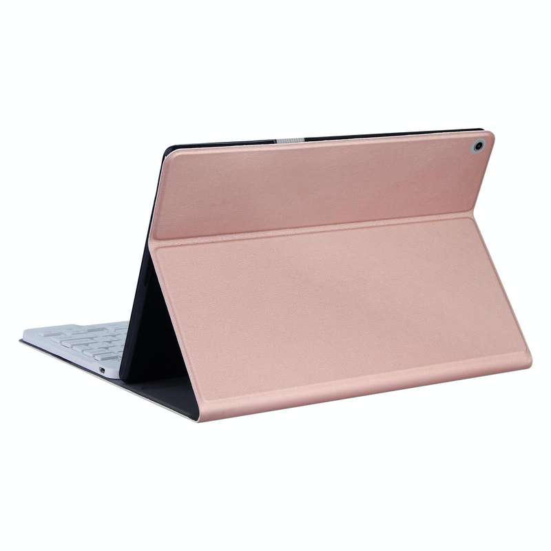 For Lenovo Tab M10 HD Gen 2 Bluetooth Keyboard Leather Tablet Case(Rose Gold)