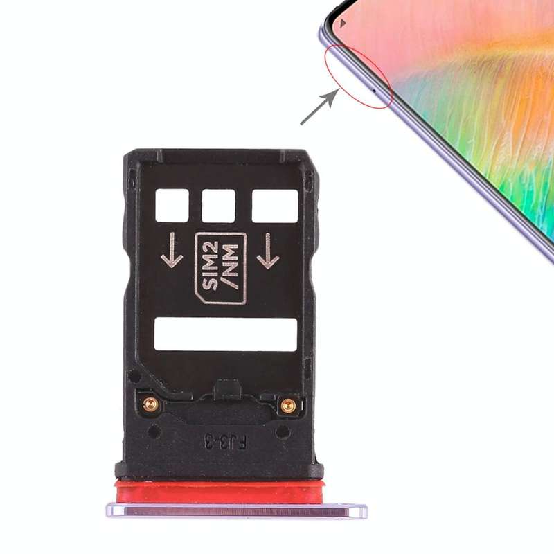 2 x SIM Card Tray for Huawei Mate 20 X (Silver)